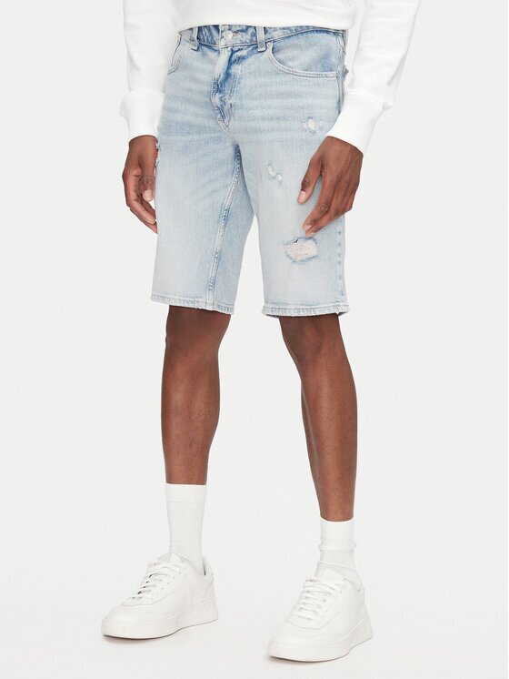Tommy Jeans Pantaloni scurți de blugi Ronnie DM0DM21300 Regular Fit