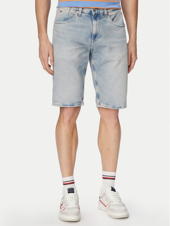 Tommy Jeans Pantaloni scurți de blugi Ronnie DM0DM22978 Slim Fit