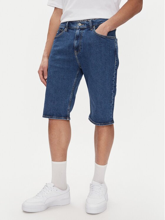 Tommy Jeans Pantaloni scurți de blugi Ryan DM0DM21851 Slim Fit
