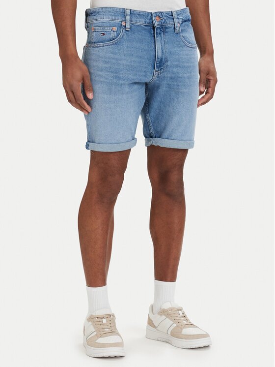 Tommy Jeans Pantaloni scurți de blugi Scanton DM0DM22981 Slim Fit