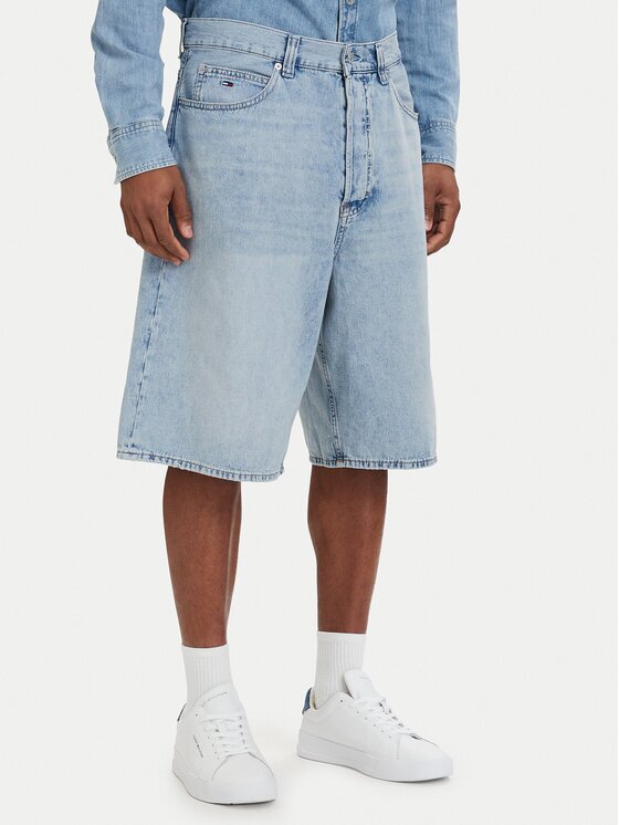 Tommy Jeans Pantaloni scurți de blugi Theo DM0DM23007 Loose Fit