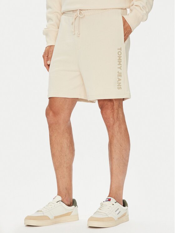 Tommy Jeans Pantaloni scurți sport New Classic Beach DM0DM21781 Relaxed Fit