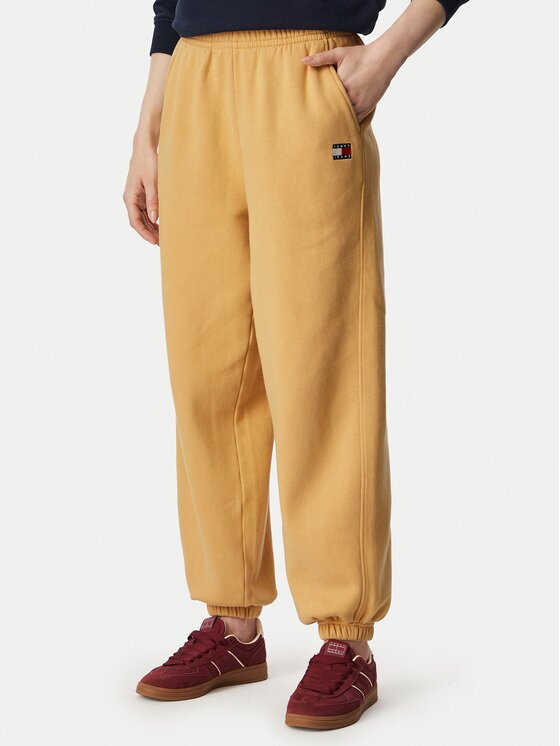 Tommy Jeans Pantaloni trening Badge DW0DW23536 Regular Fit