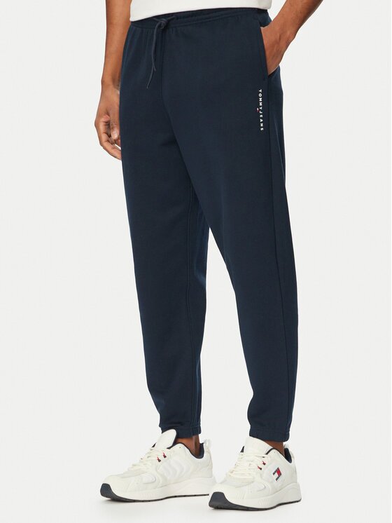 Tommy Jeans Pantaloni trening Linear DM0DM23014 Regular Fit