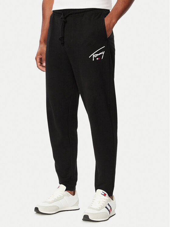 Tommy Jeans Pantaloni trening Signature DM0DM23593 Regular Fit