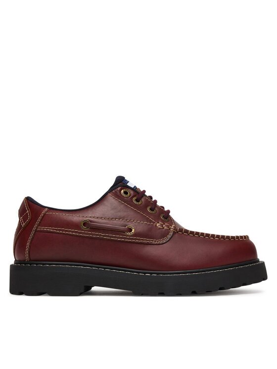 Tommy Jeans Pantofi Archive '01 Boat Shoe Leather EM0EM01651