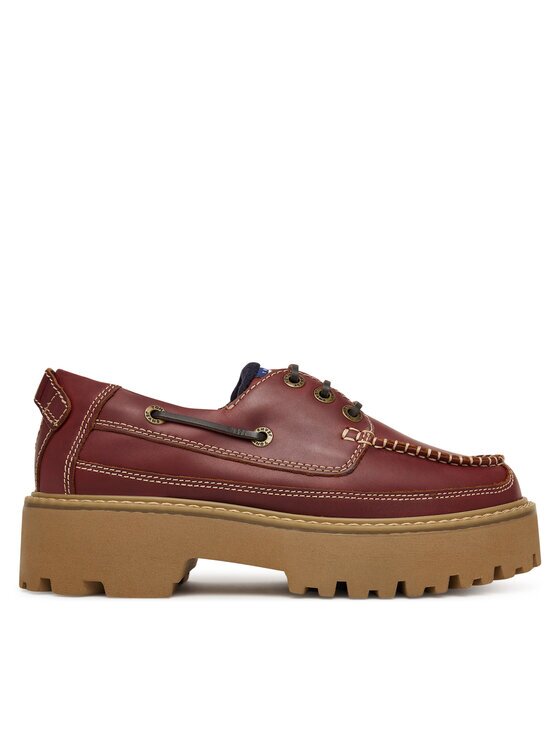 Tommy Jeans Pantofi Archive '01 Boat Shoe Leather EN0EN03003
