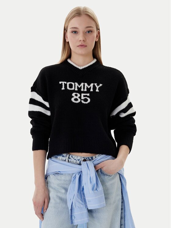 Tommy Jeans Pulover 85 Varsity DW0DW22033 Regular Fit