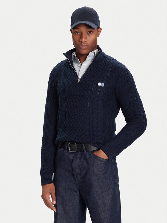 Tommy Jeans Pulover DM0DM22103 Regular Fit