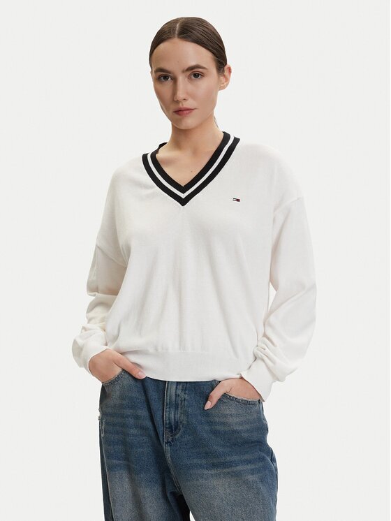Tommy Jeans Pulover DW0DW22778 Regular Fit