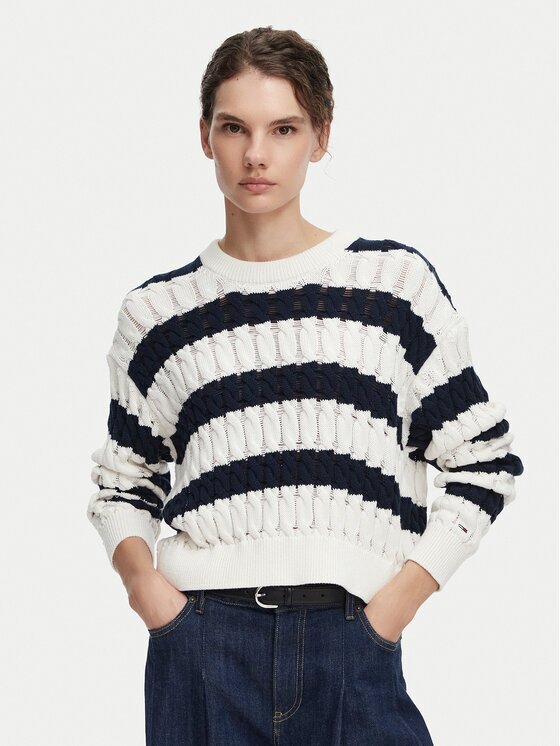 Tommy Jeans Pulover DW0DW22926 Loose Fit