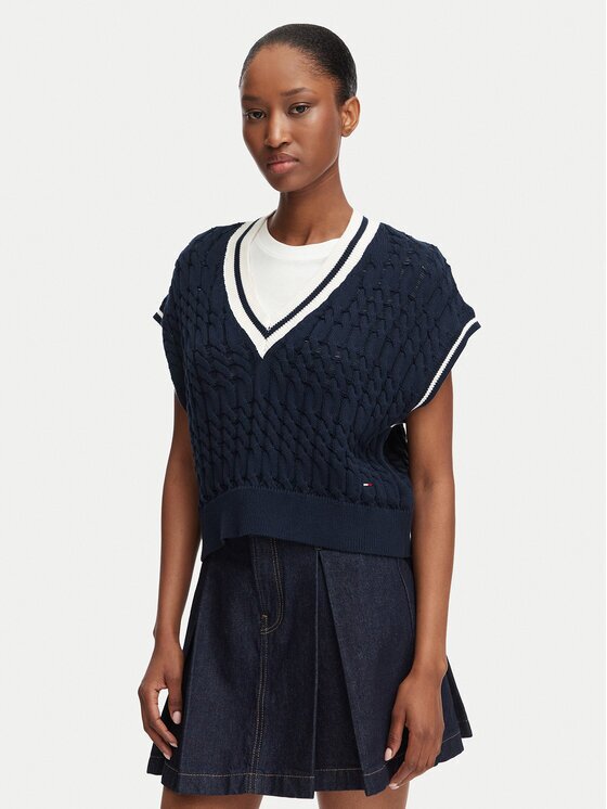 Tommy Jeans Pulover DW0DW22927 Regular Fit