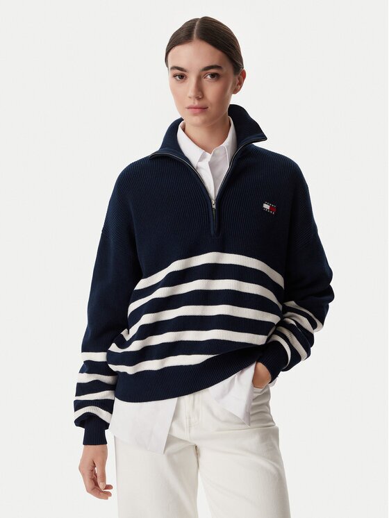 Tommy Jeans Pulover DW0DW22928 Regular Fit