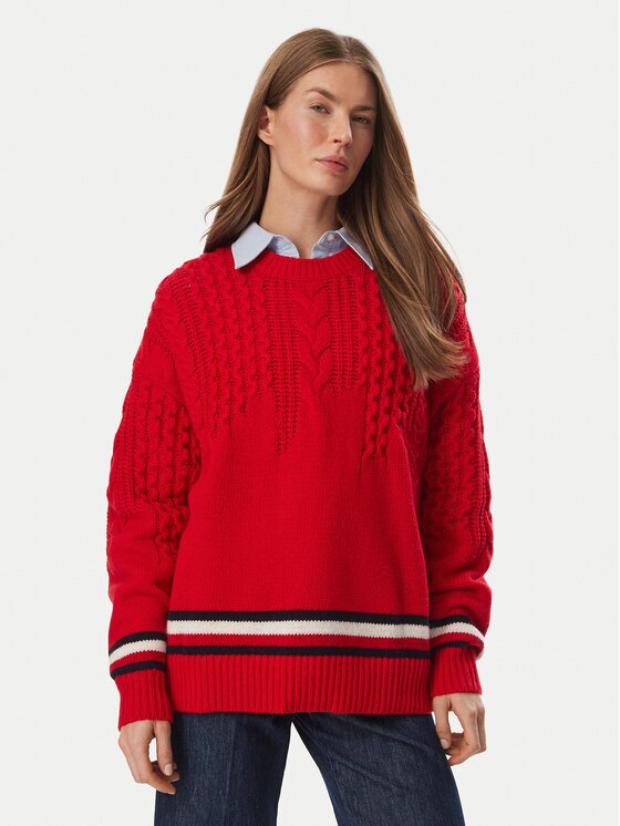 Tommy Jeans Pulover DW0DW23353 Oversize