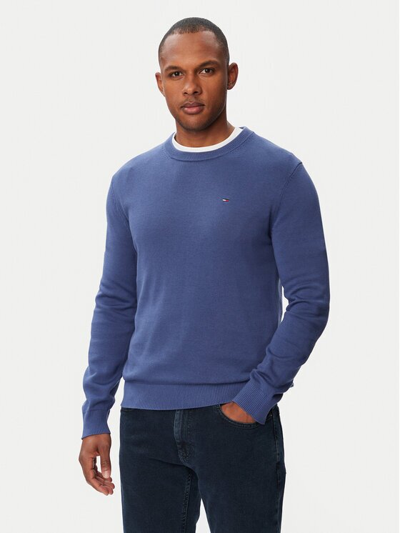 Tommy Jeans Pulover Essential DM0DM22853 Slim Fit