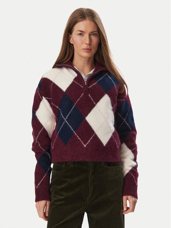 Tommy Jeans Pulover Fluffy DW0DW23351 Regular Fit
