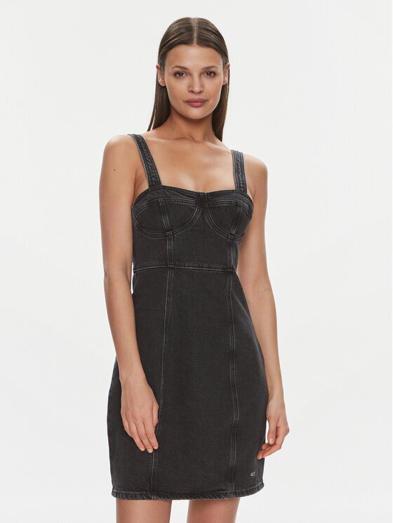 Tommy Jeans Rochie de blugi DW0DW17698 Slim Fit