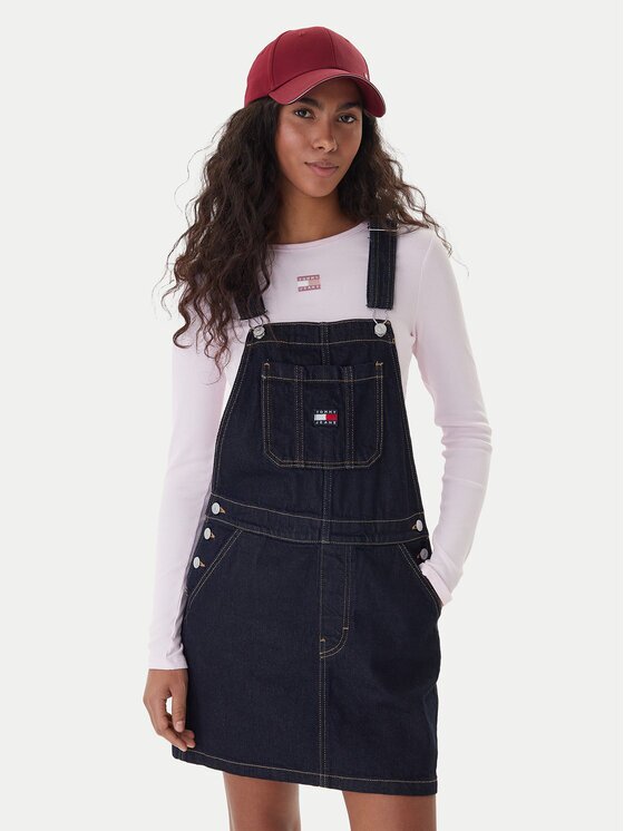 Tommy Jeans Rochie de blugi DW0DW22555 Regular Fit