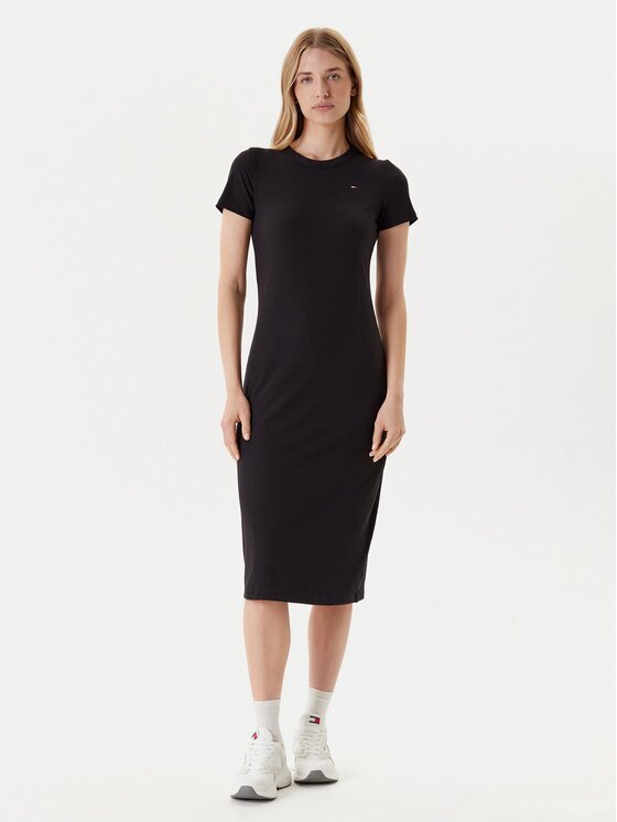 Tommy Jeans Rochie de zi DW0DW19721 Slim Fit