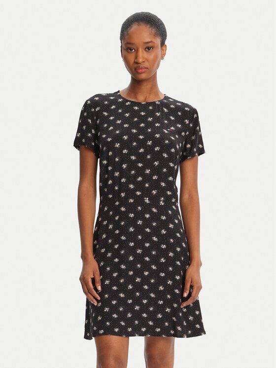 Tommy Jeans Rochie de zi DW0DW21120 Regular Fit