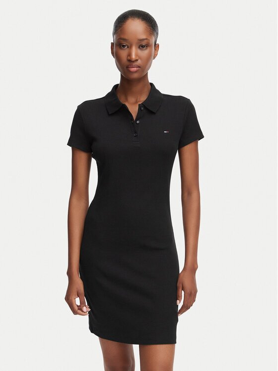 Tommy Jeans Rochie de zi DW0DW22852 Slim Fit
