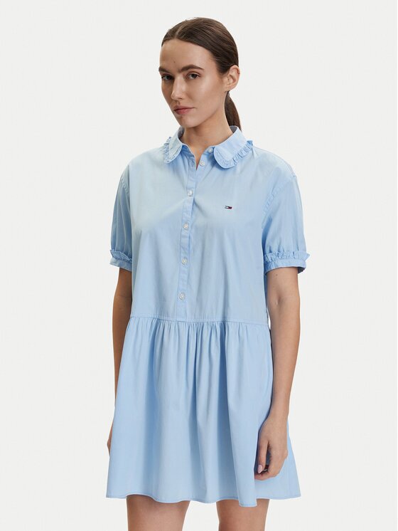 Tommy Jeans Rochie de zi DW0DW22995 Regular Fit