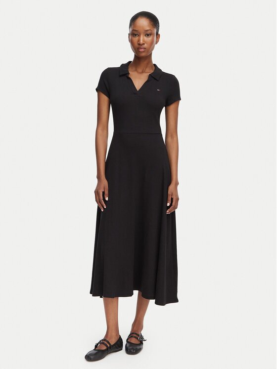 Tommy Jeans Rochie de zi DW0DW23482 Regular Fit
