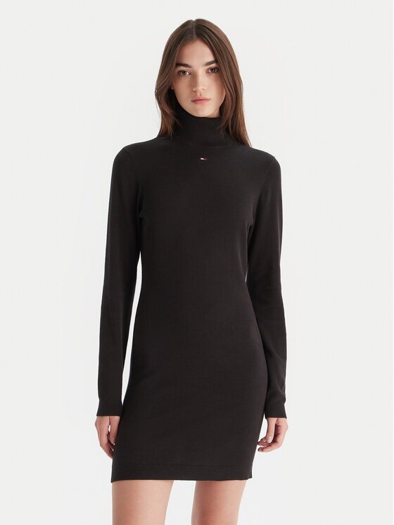 Tommy Jeans Rochie tricotată Ess DW0DW21958 Slim Fit