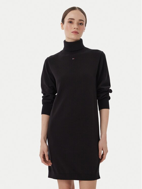 Tommy Jeans Rochie tricotată Ess DW0DW23460 Regular Fit