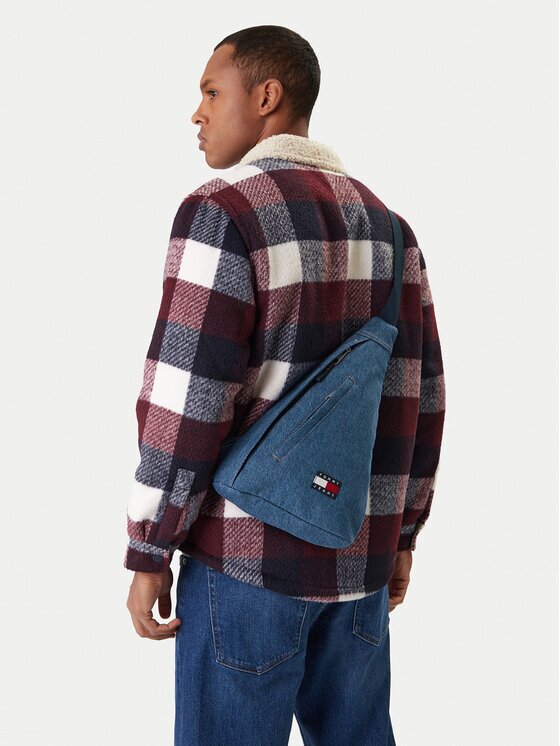 Tommy Jeans Rucsac Tjm Utility Denim Sling Bag AM0AM14051