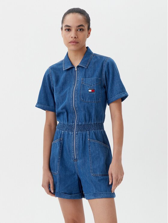 Tommy Jeans Salopetă DW0DW20371 Regular Fit