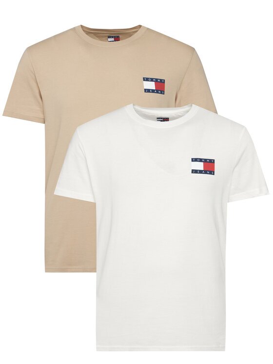Tommy Jeans Set de tricouri﻿ Ess Flag DM0DM22143 Slim Fit