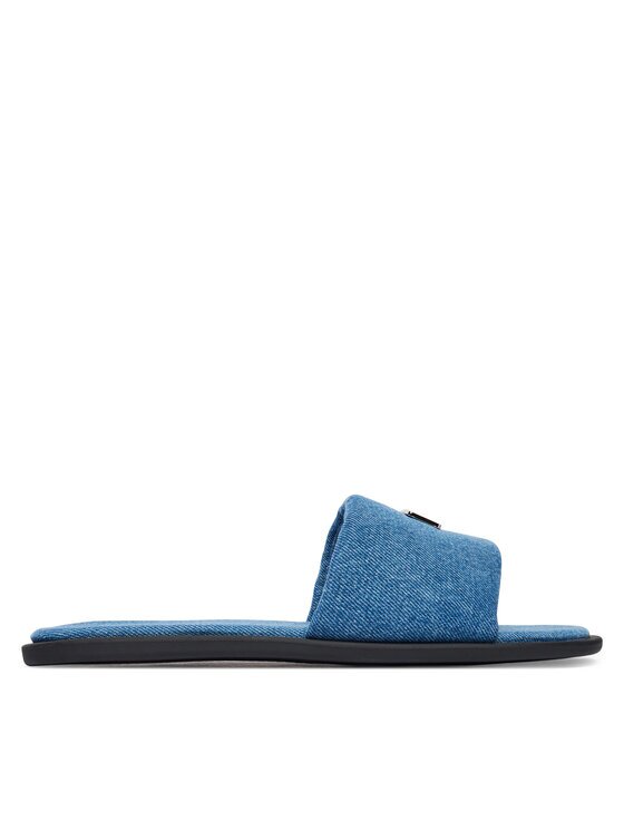 Tommy Jeans Şlapi Tjw Padded Denim Casual Slide EN0EN03020