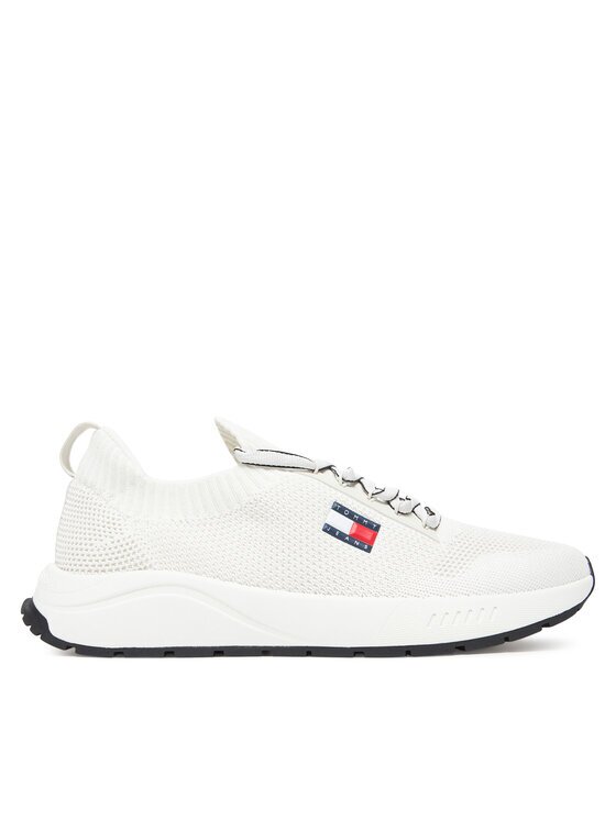 Tommy Jeans Sneakers Tjm Runner Knitted EM0EM01580 Écru