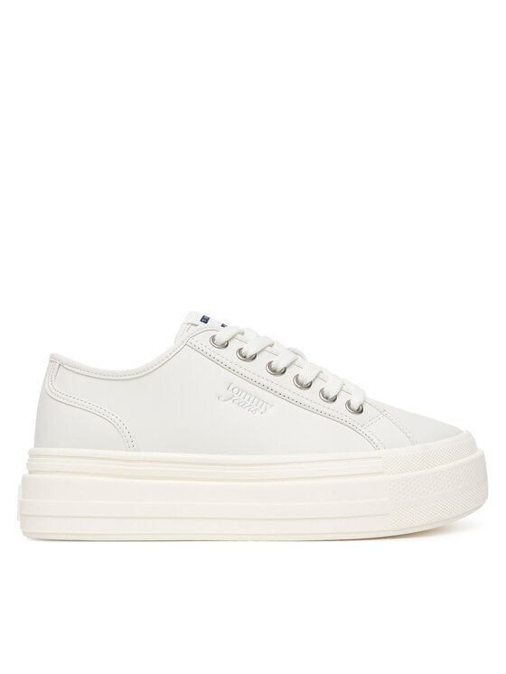Tommy Jeans Sneakers Tjw Flatform Sneaker Ltr EN0EN02964 Écru
