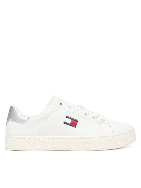 Tommy Jeans Sneakers Tjw Logo Outsole Sneaker Ess EN0EN02703 Écru