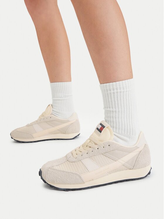 Tommy Jeans Sneakers Tjw Retro Runner Archive EN0EN03013 Écru
