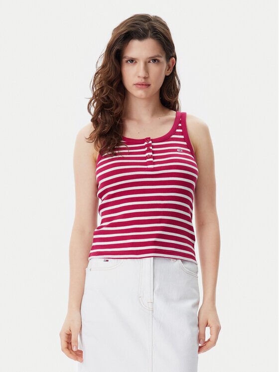 Tommy Jeans Top DW0DW19492 Slim Fit