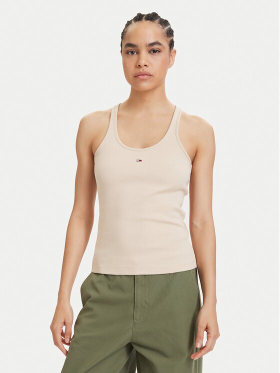Tommy Jeans Top Racerback DW0DW22264 Slim Fit
