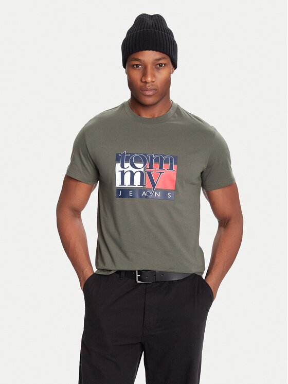Tommy Jeans Tricou DM0DM21977 Regular Fit