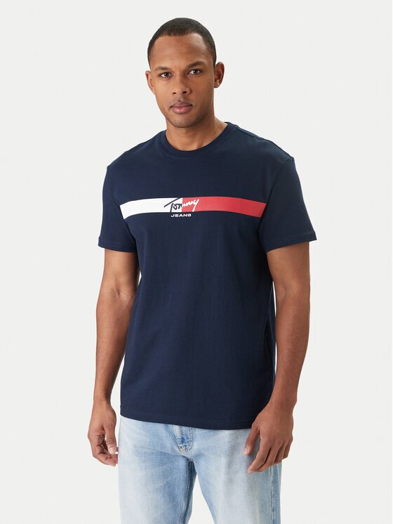 Tommy Jeans Tricou DM0DM22539 Regular Fit