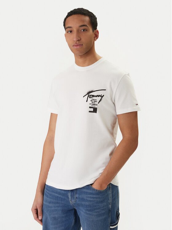 Tommy Jeans Tricou DM0DM22553 Regular Fit