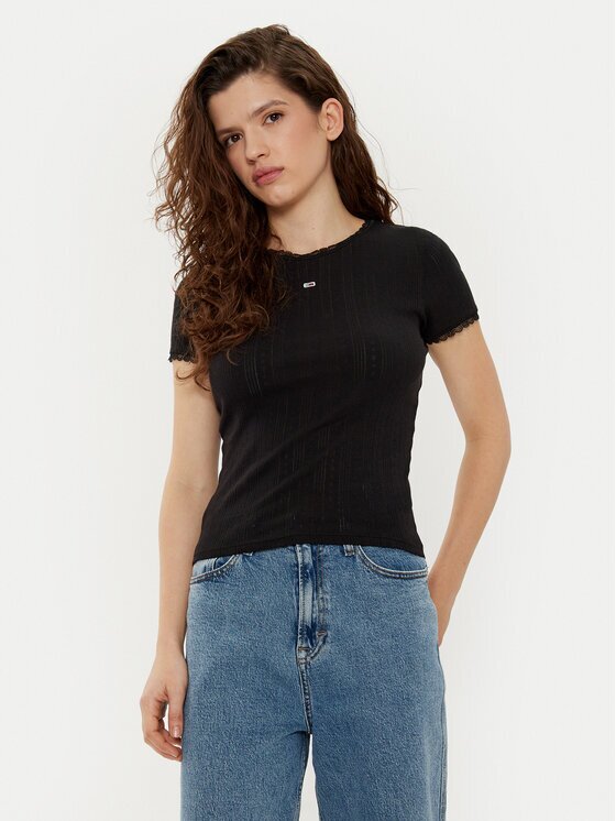 Tommy Jeans Tricou DW0DW19493 Slim Fit