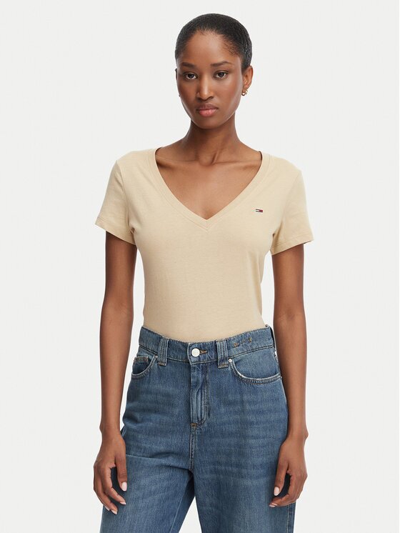 Tommy Jeans Tricou DW0DW20458 Slim Fit