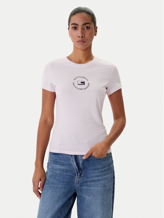 Tommy Jeans Tricou DW0DW22273 Slim Fit