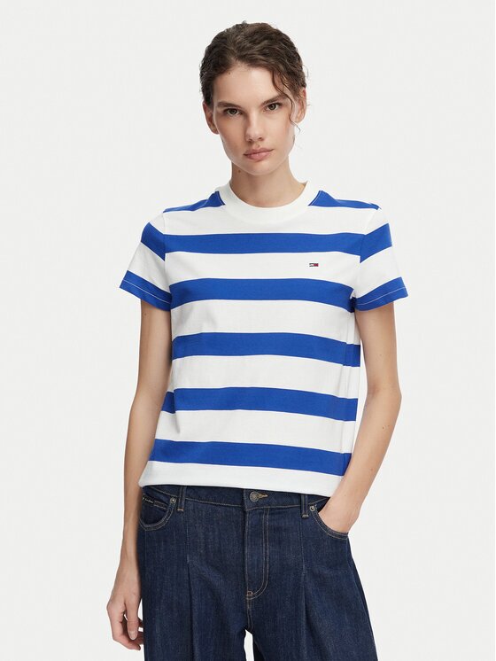 Tommy Jeans Tricou Flag DW0DW23801 Regular Fit