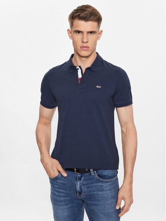 Tommy Jeans Tricou polo DM0DM15370 Slim Fit