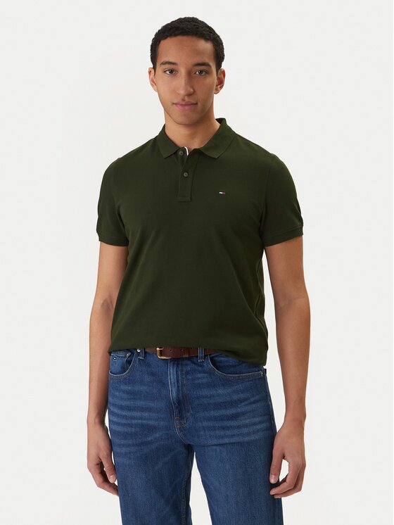 Tommy Jeans Tricou polo DM0DM20676 Slim Fit