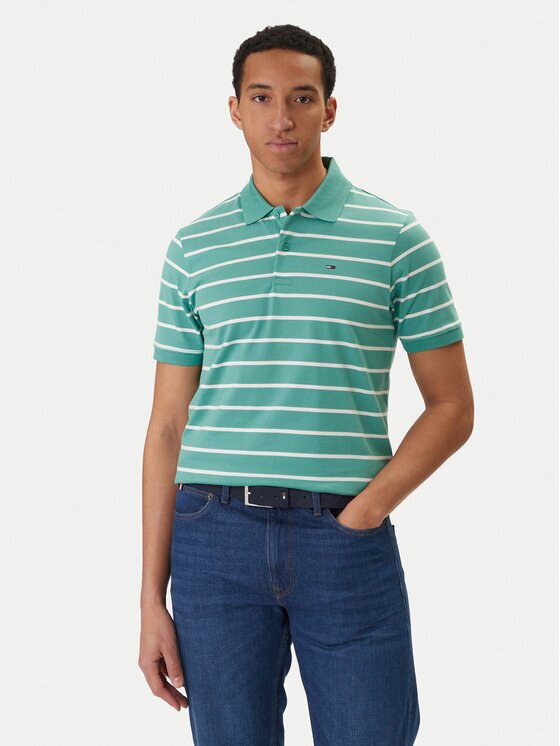 Tommy Jeans Tricou polo DM0DM22708 Regular Fit
