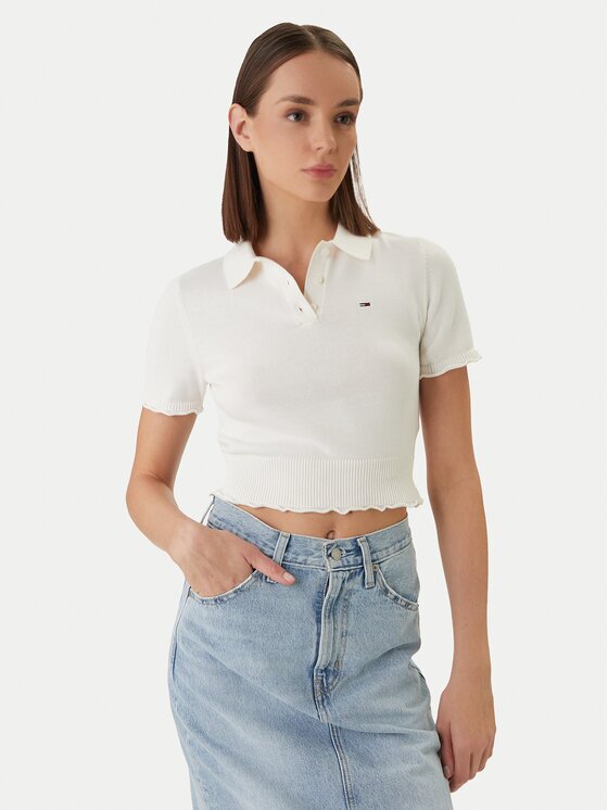 Tommy Jeans Tricou polo DW0DW22597 Slim Fit
